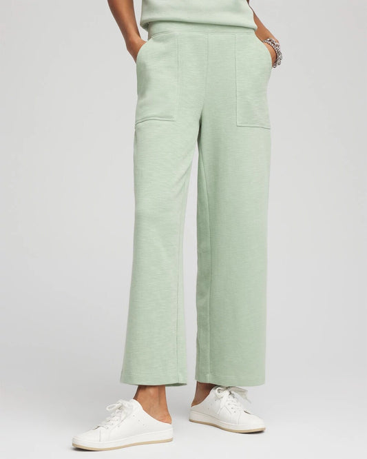 Zenergy Beach Slub Cropped Pants