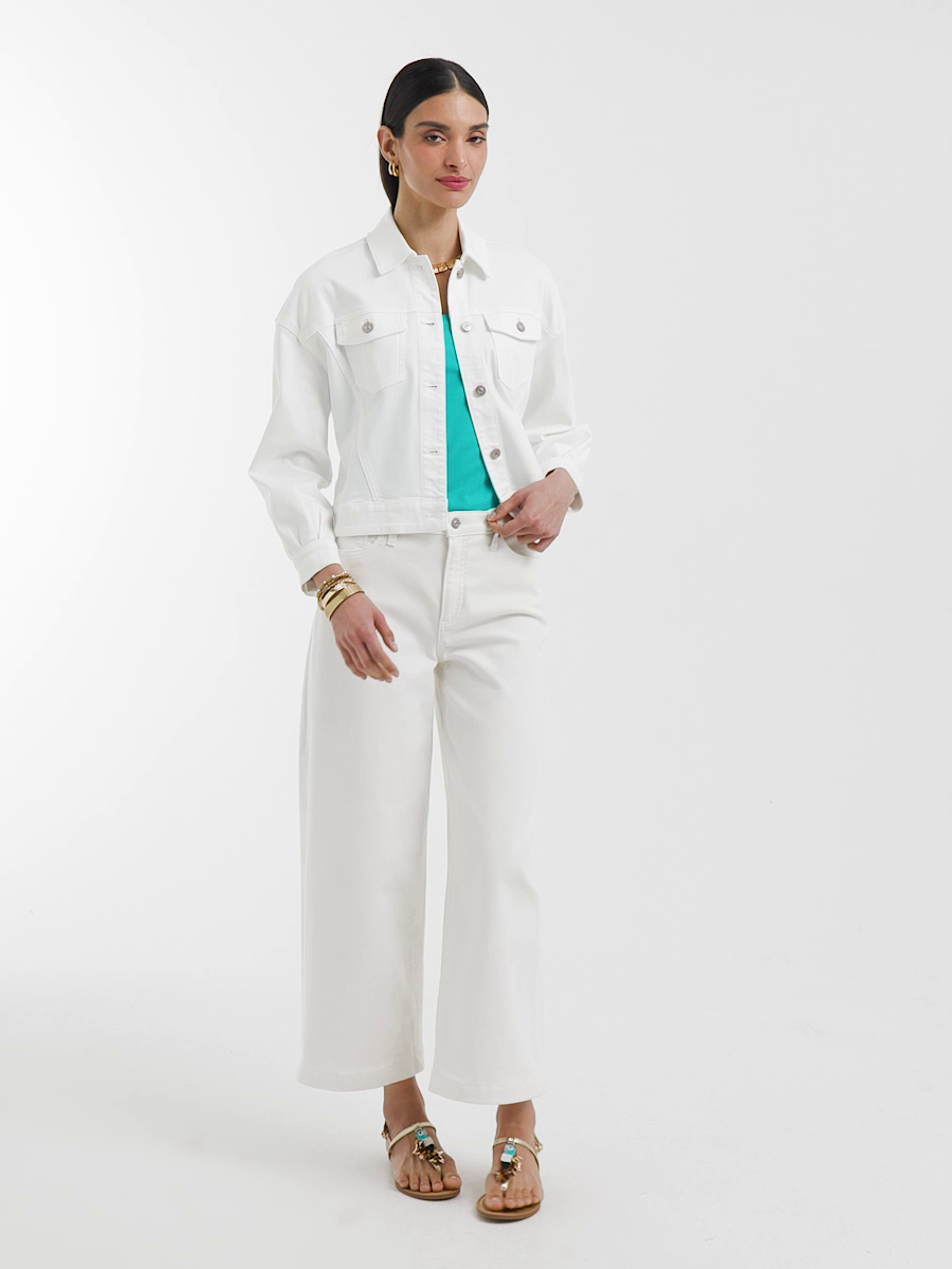 Embroidered Relaxed Denim Jacket