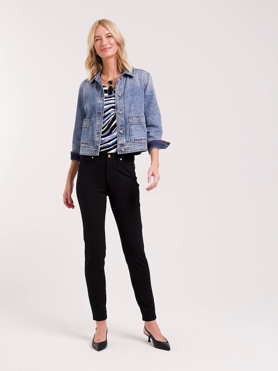 Ponte Five Pocket Skinny Pants
