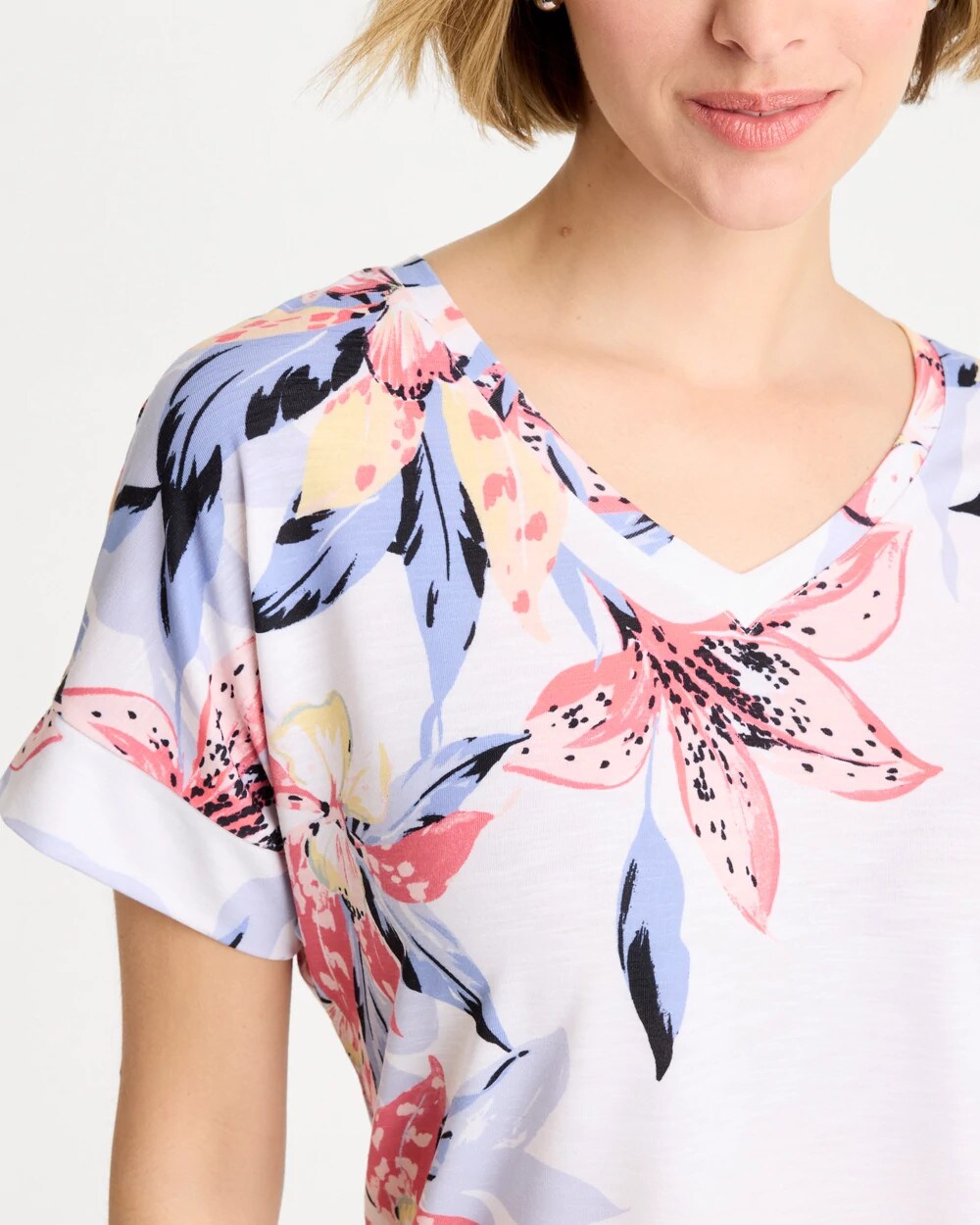 Zenergy Lily Drop Shoulder Tee