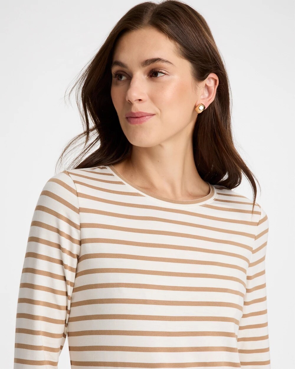 Touch of Cool Striped Layering Tee
