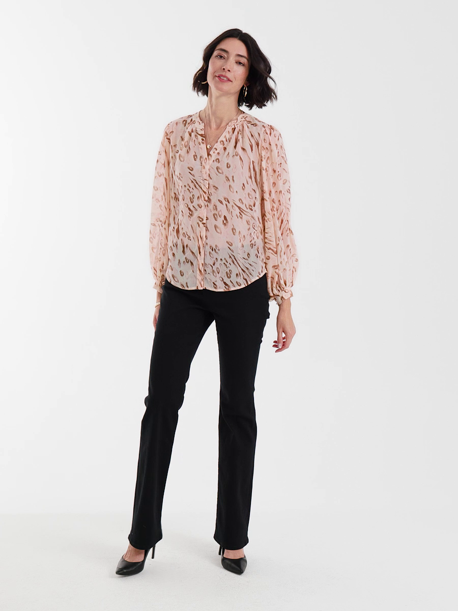 Georgette Soft Spots Blouse