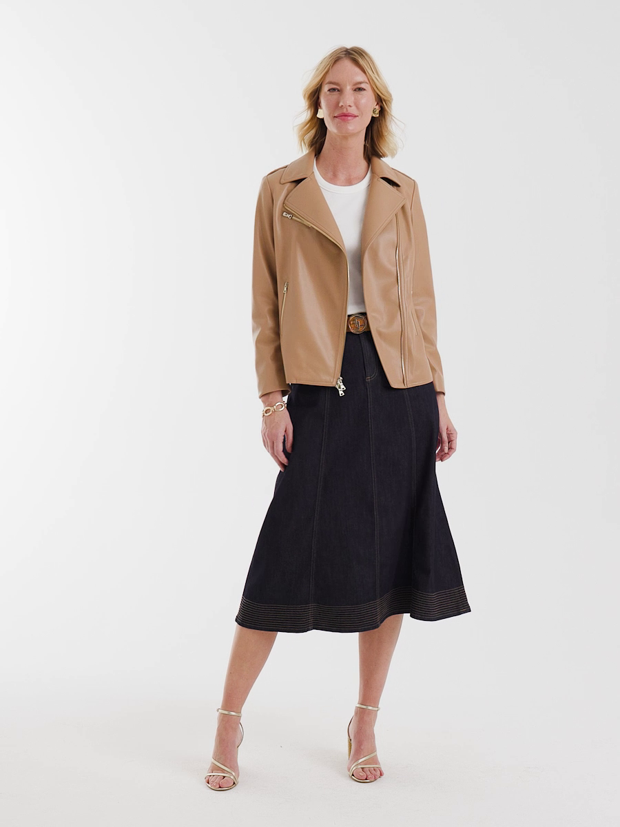 Trapunto Stitch Skirt