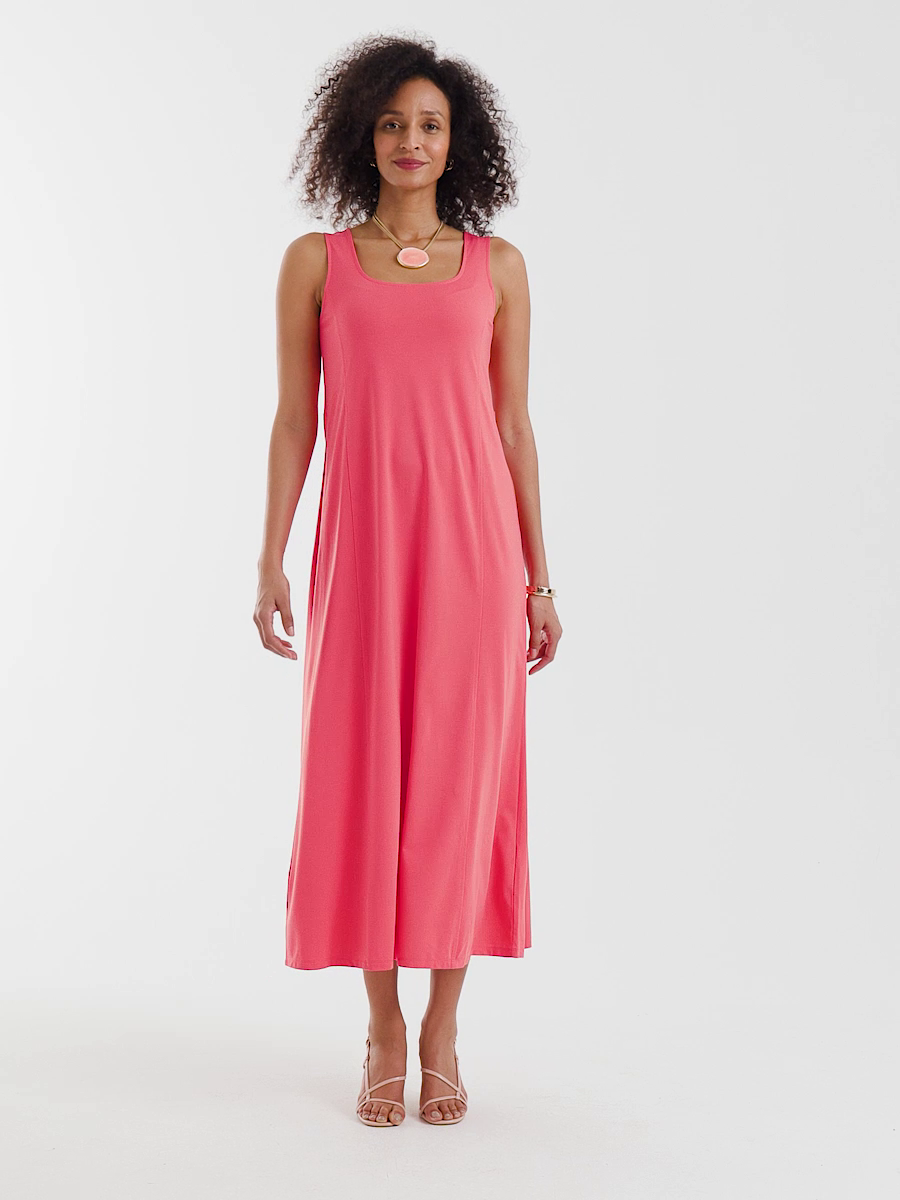 Seamed Knit Dress