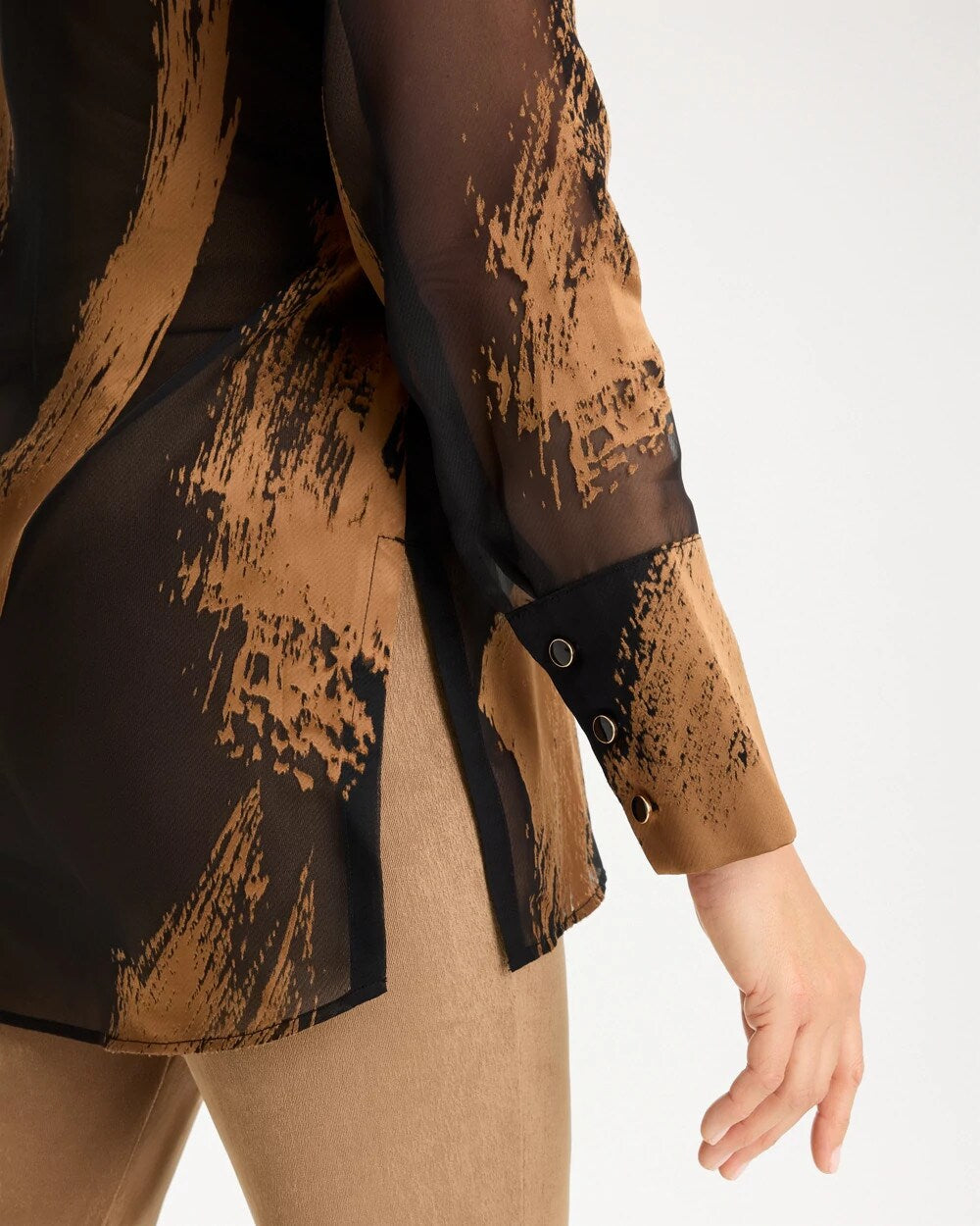 Travelers Sheer Burnout Shirt