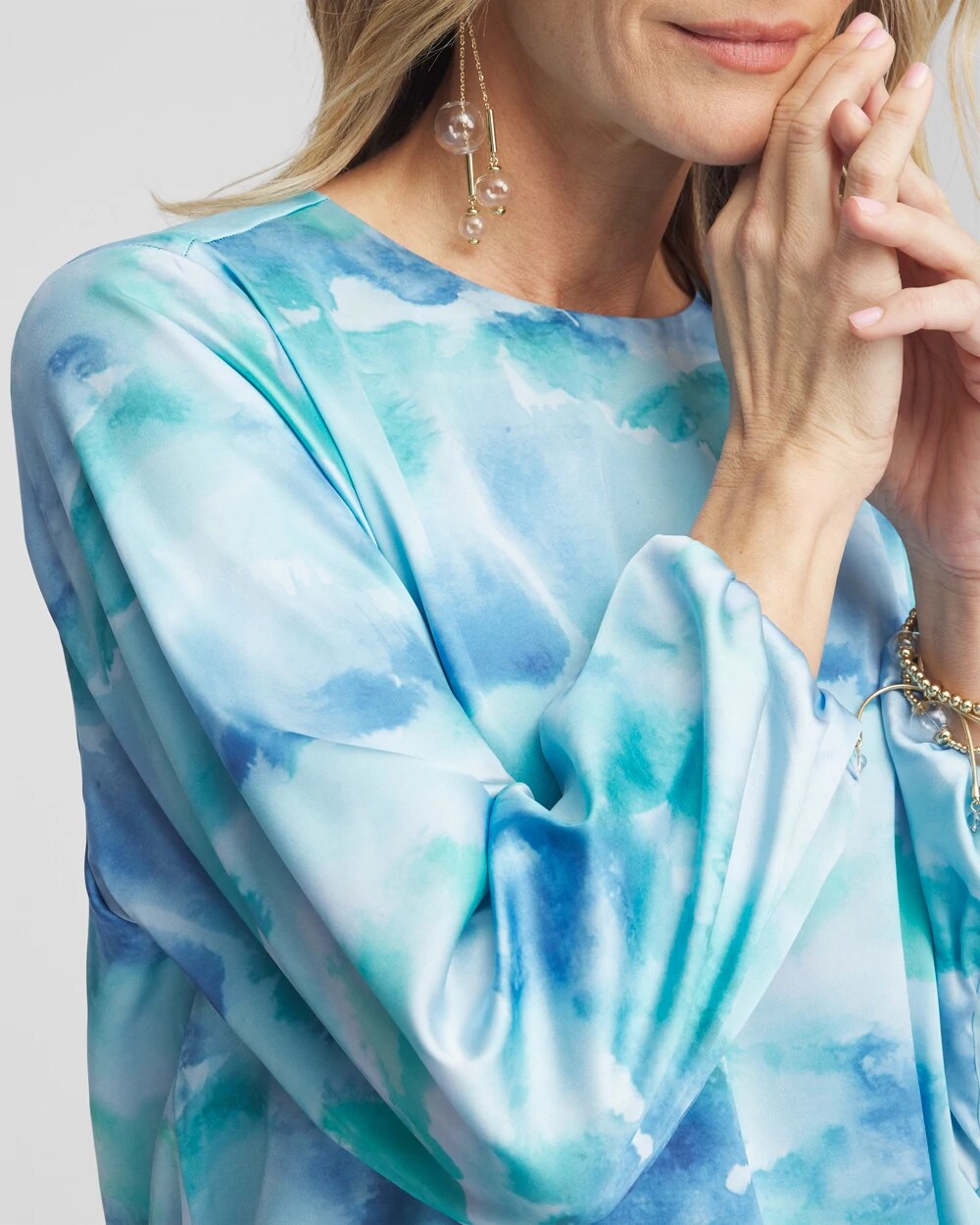 Ocean Bubble Hem Top