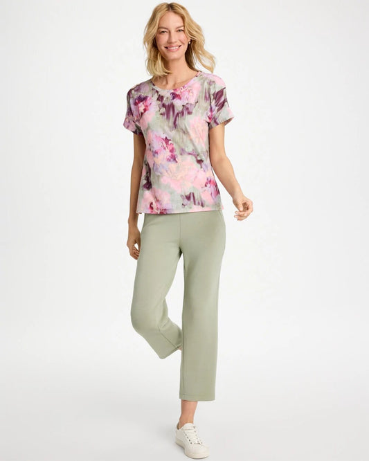 Zenergy Blooms Drop Shoulder Tee
