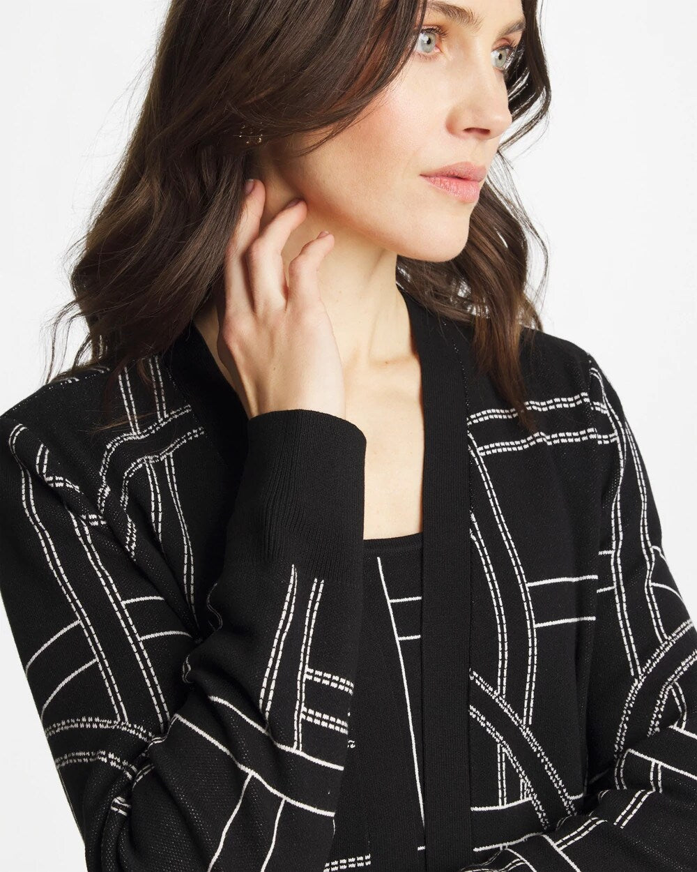 Ella Graphic Cardigan