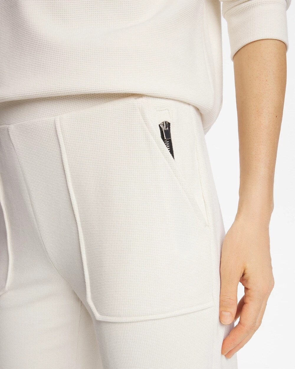 Zenergy Soft Waffle Tapered Ankle Pants