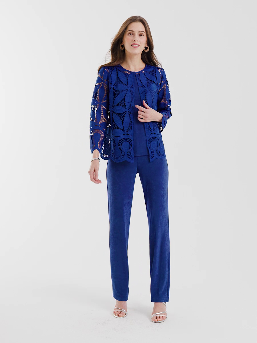Travelers Collection Macram¨¦ Lace Jacket