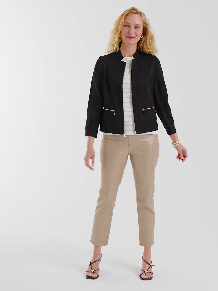 Textured Shine Jacket