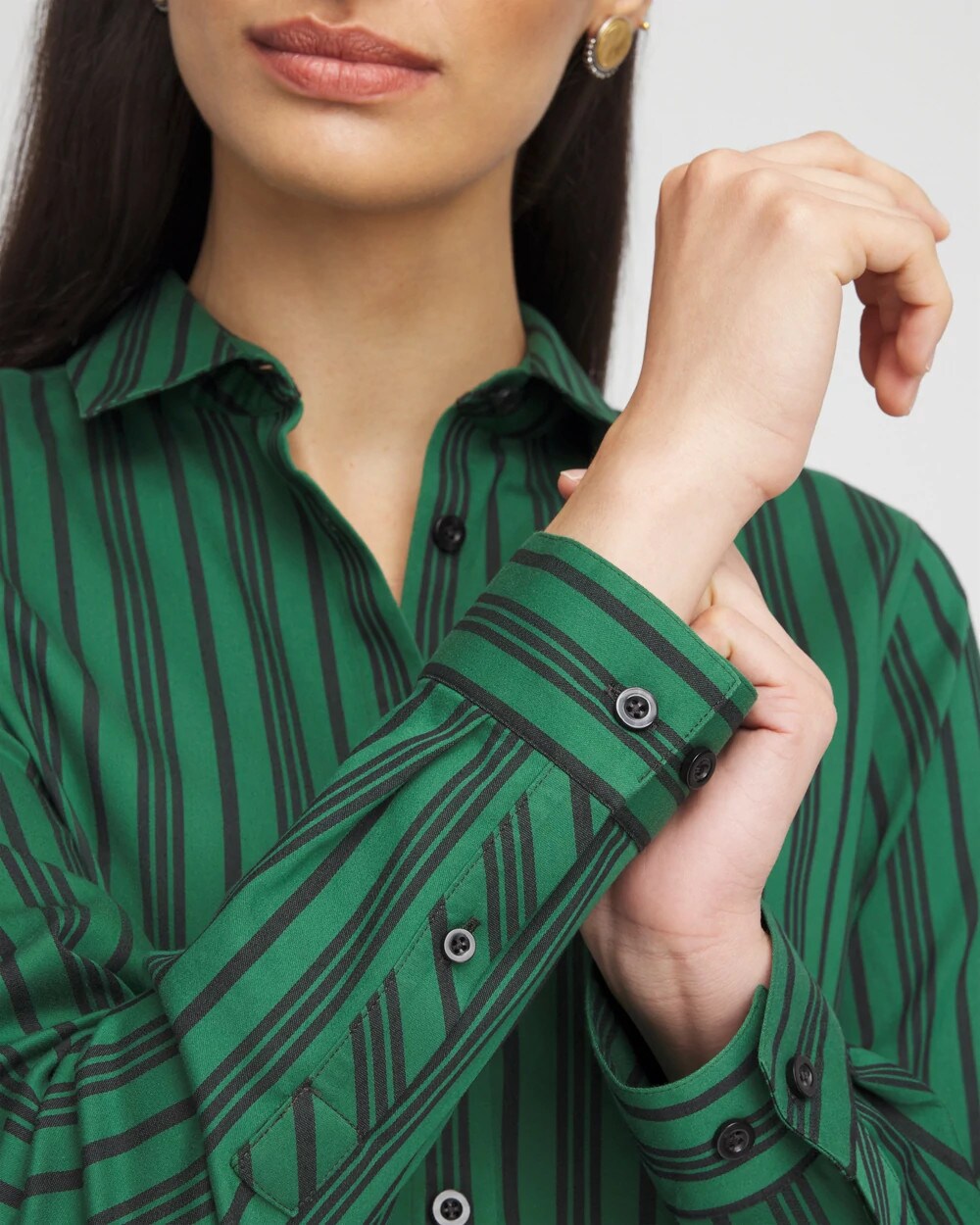 No Iron Striped Tunic