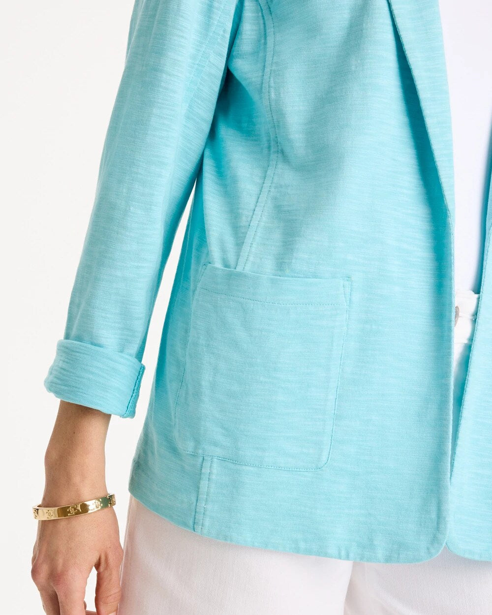Slub Knit Blazer