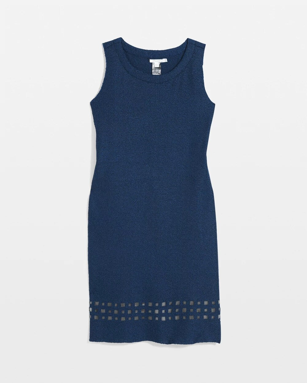 Travelers Sleeveless Crushed Cutout-Hem Dress