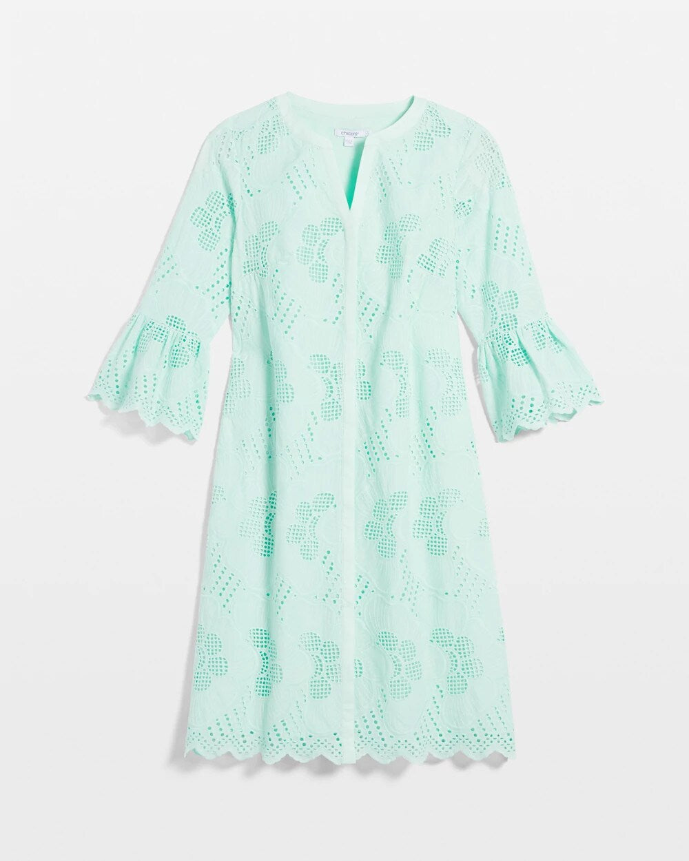 Eyelet Cotton Voile Dress