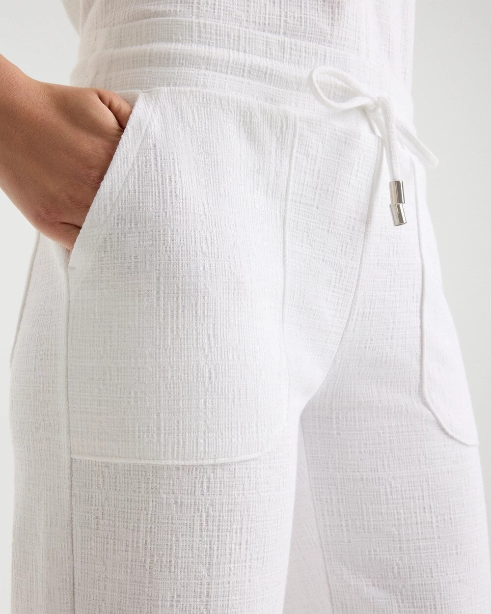 Zenergy Crosshatch Knit Cropped Pants
