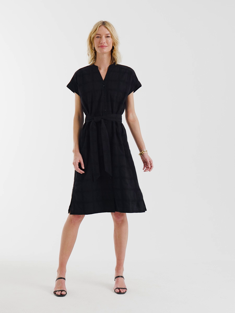 Embroidered Cotton Shirtdress
