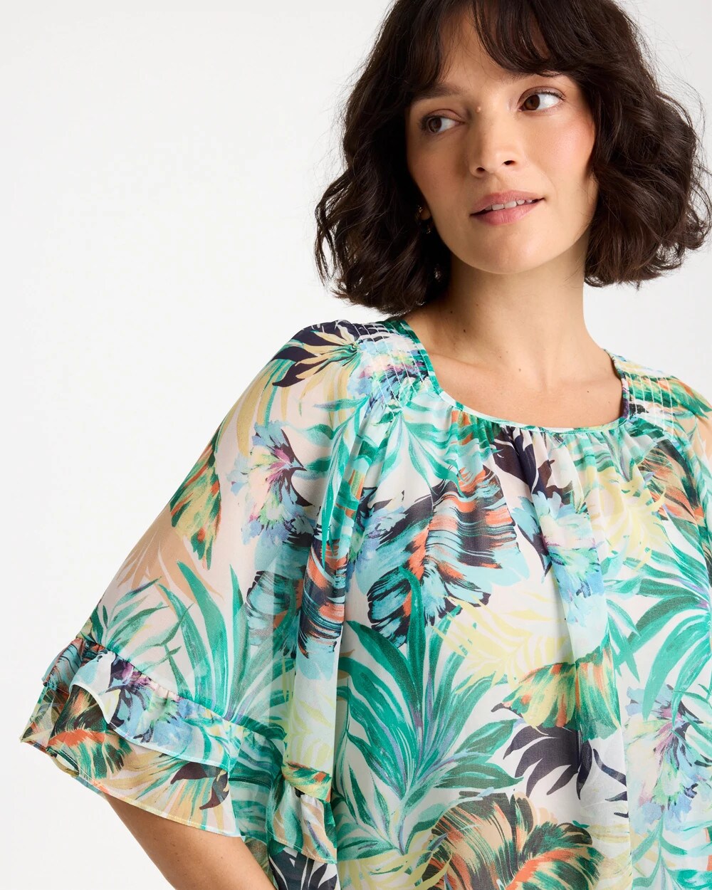 Lido Love Georgette Swing Blouse