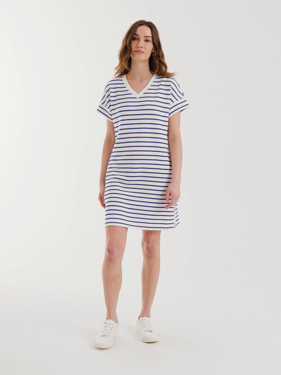 Zenergy Soft Striped Contrast Dress