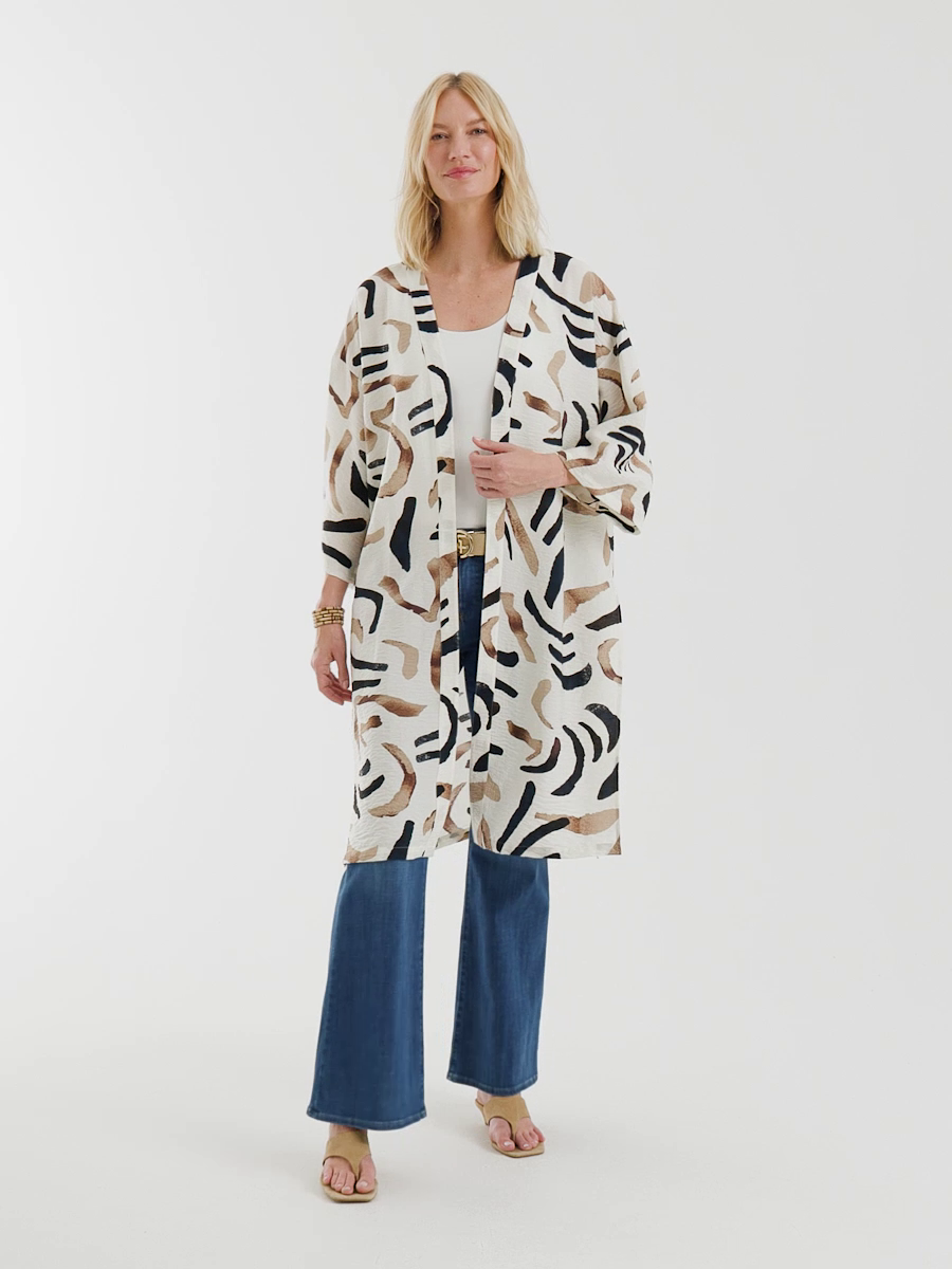 Island Explorer Long Kimono