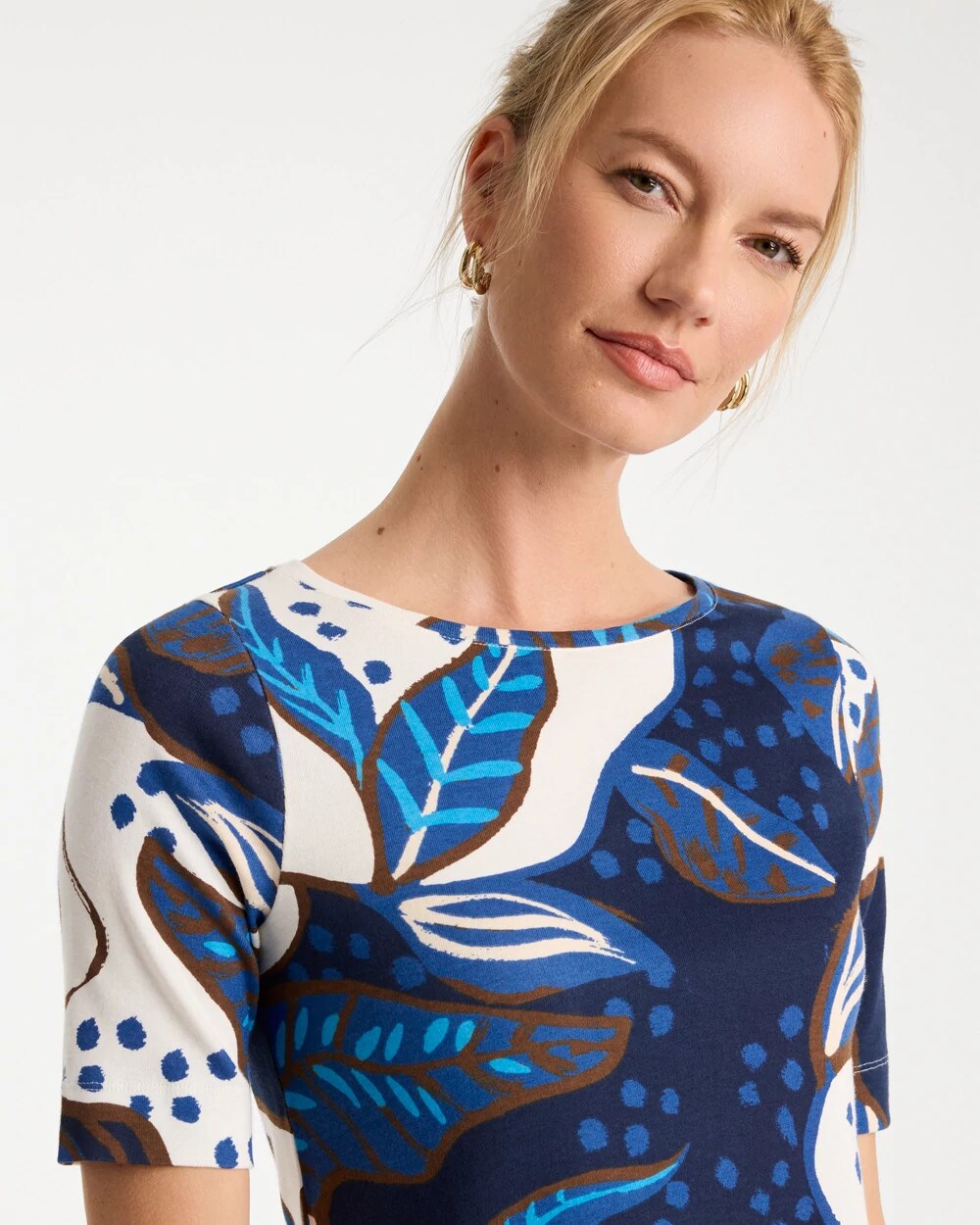 Forest Fusion Pima Elbow Sleeve Tee