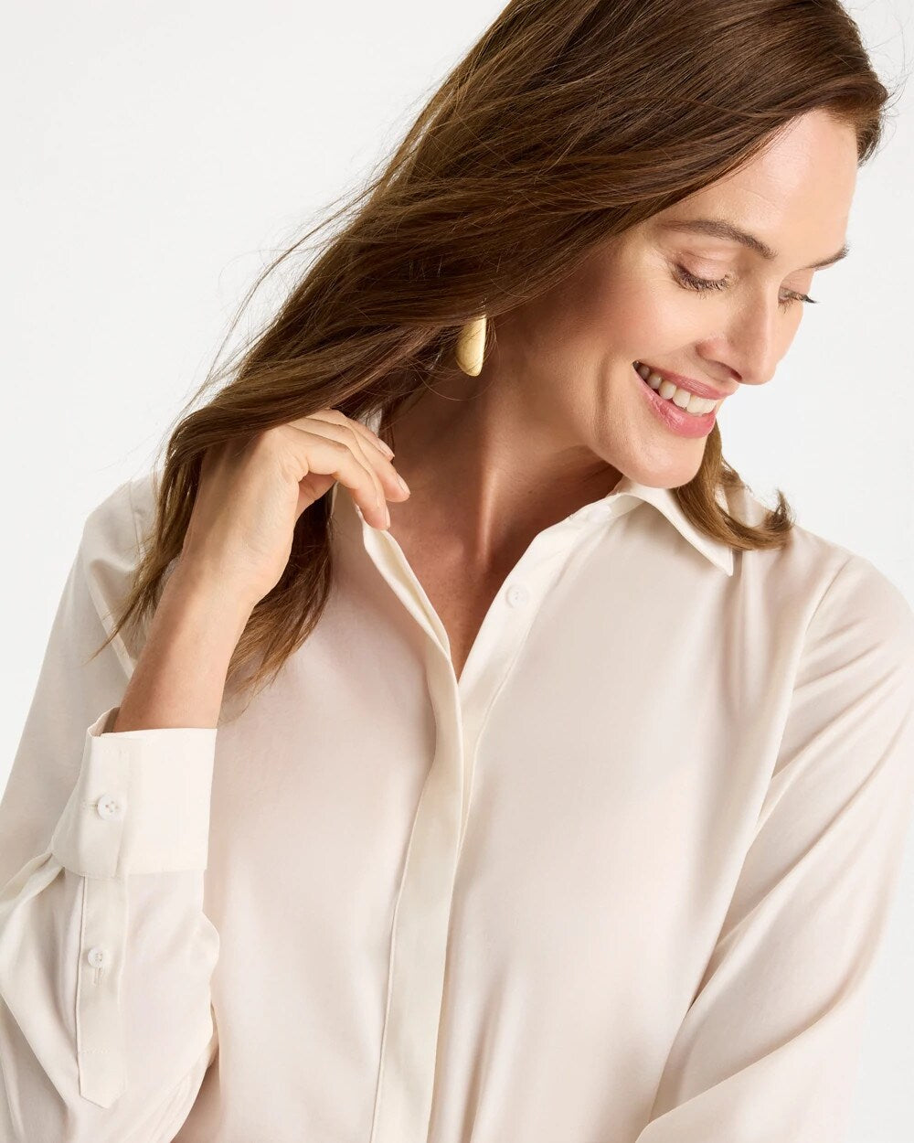 Satin Collared Blouse