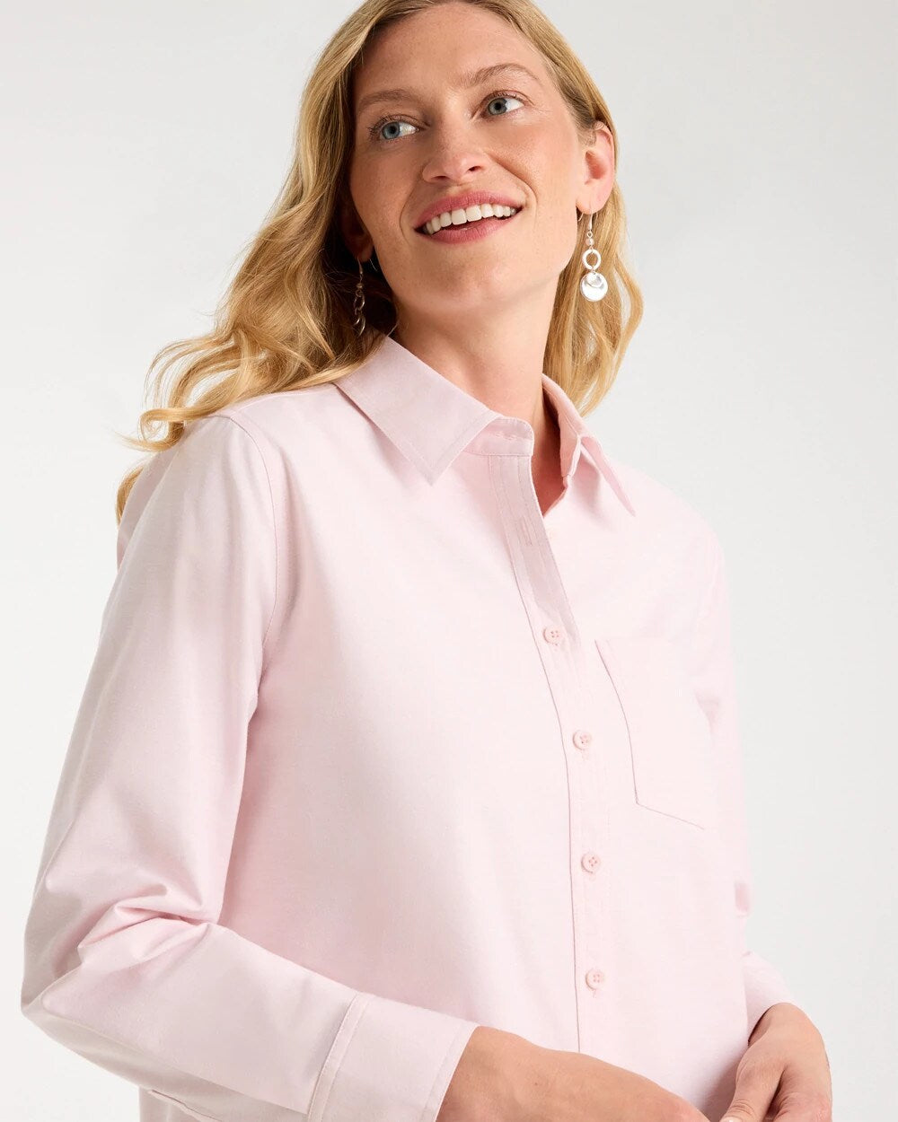 Cotton-Blend Oxford Shirt