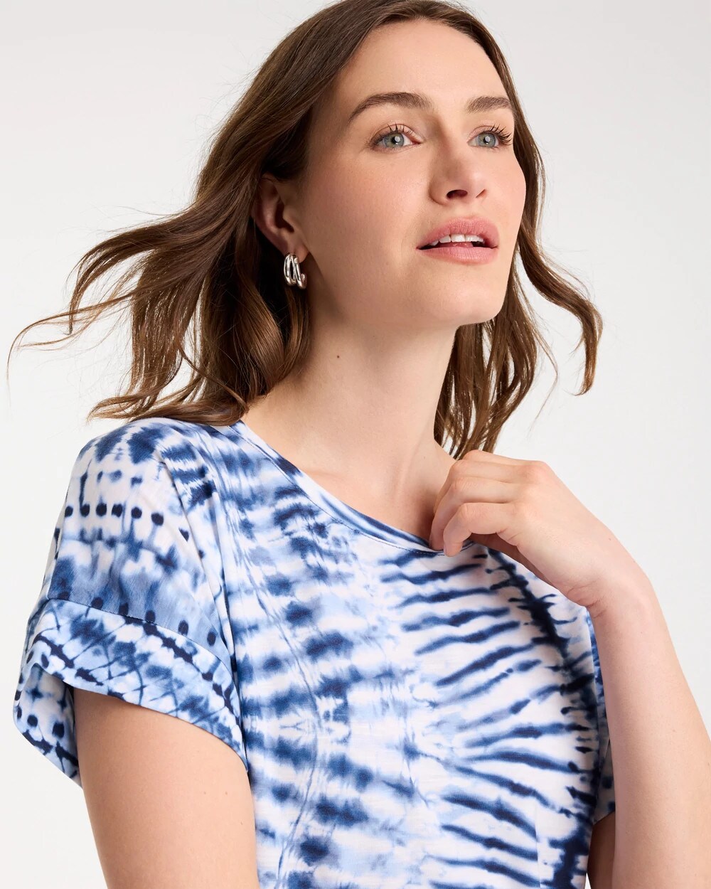 Zenergy Tie-Dye Drop Shoulder Tee