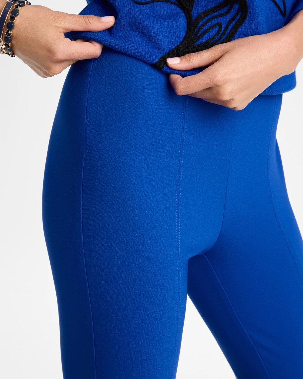 Juliet Knit Slim Ankle Pants
