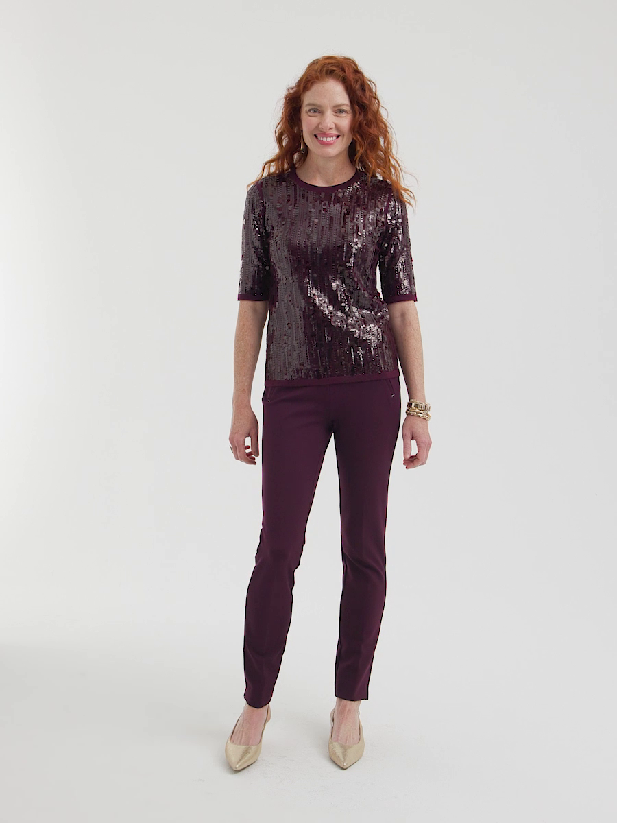 Sequin Pullover Sweater