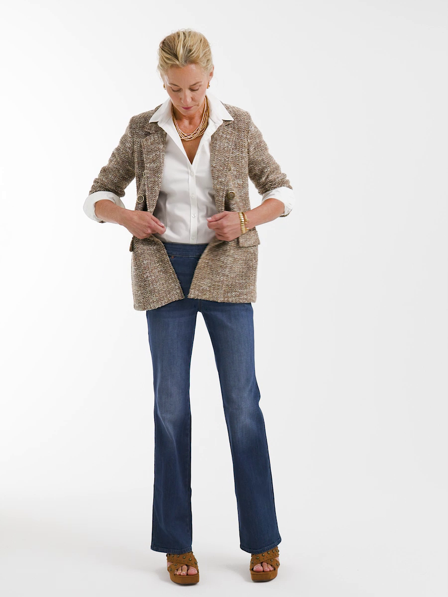 Pull-On Slim Bootcut Jeggings