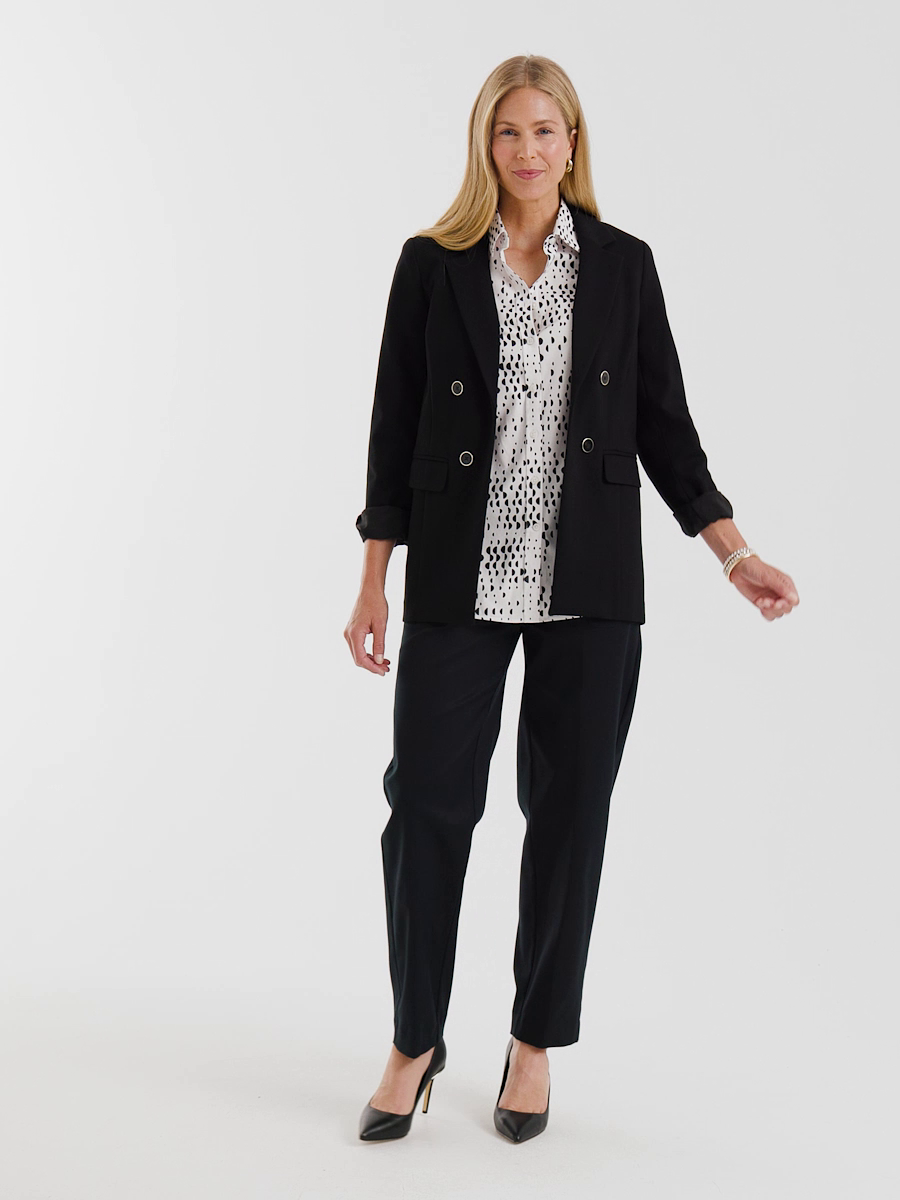 Relaxed Tapered Crop Pants