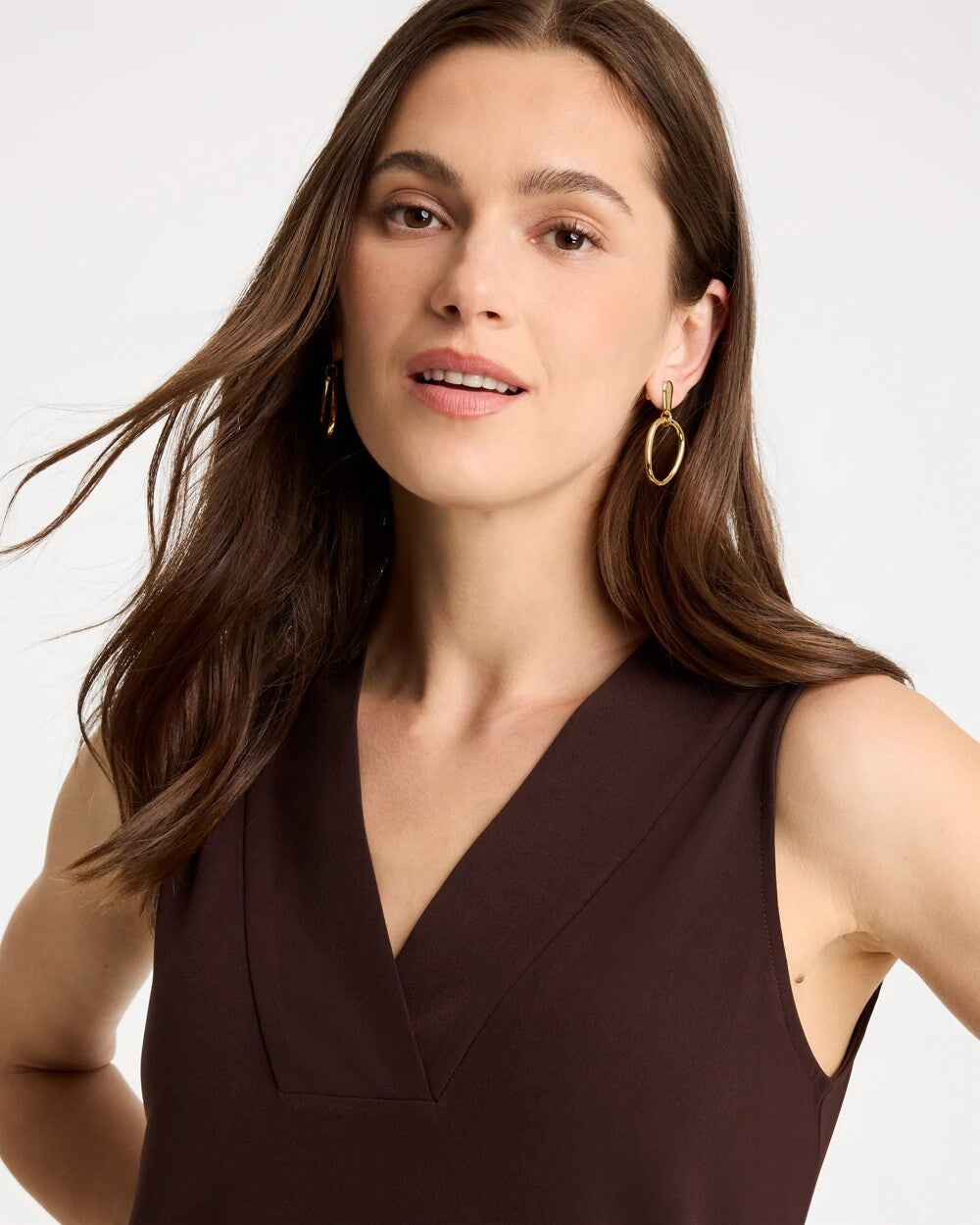 Travelers Knit V-Neck Tank