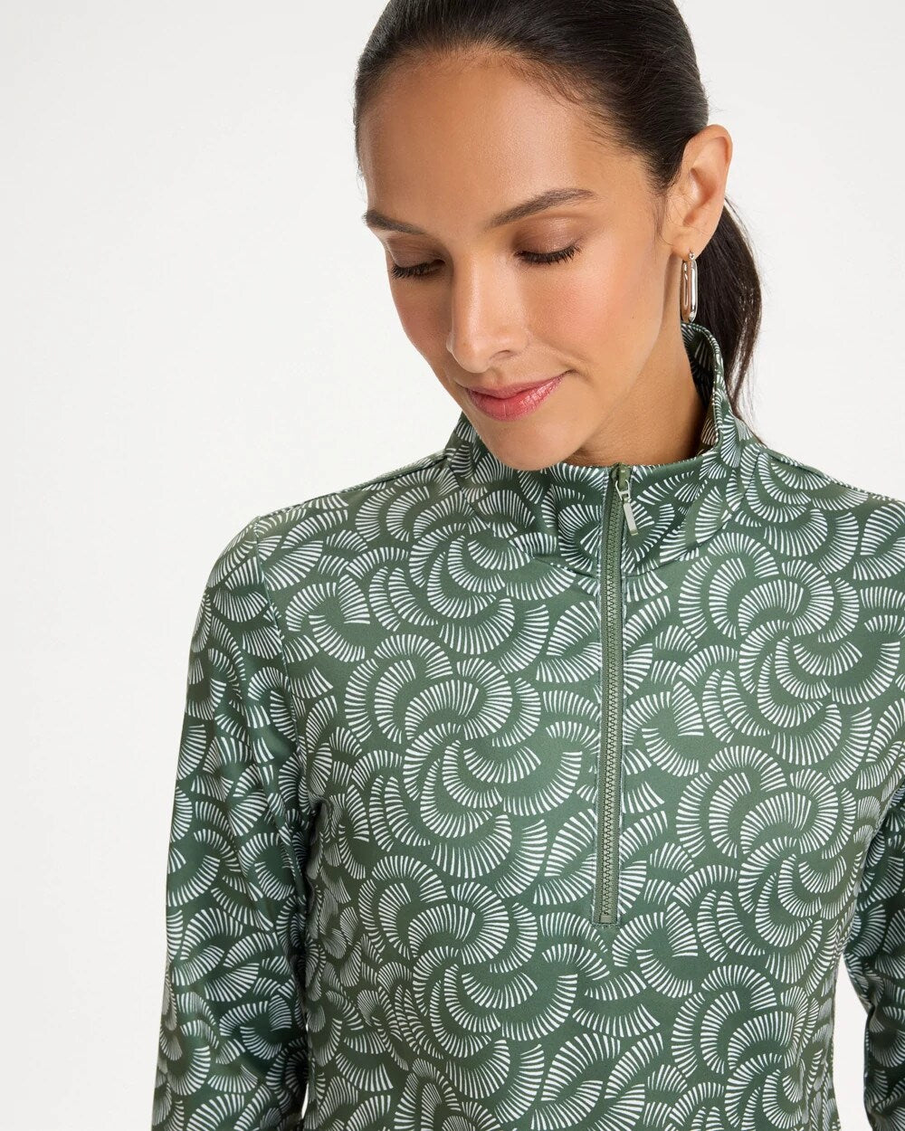 Zenergy UPF Printed Half Zip