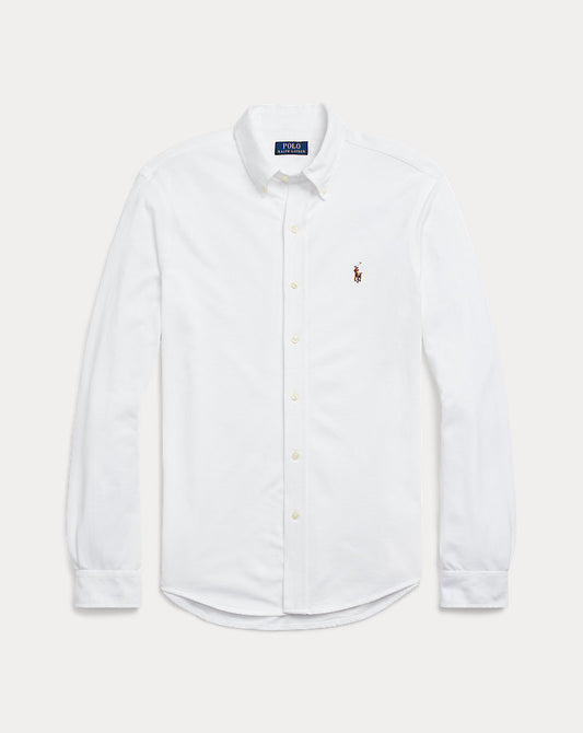 Knit Oxford Shirt White/Multi Pp