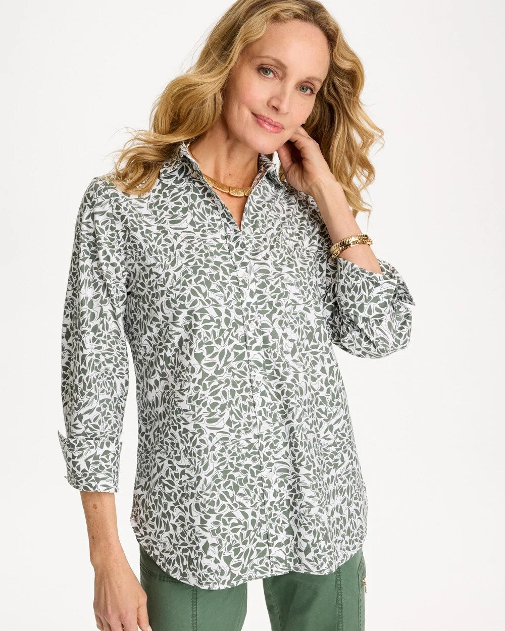 No Iron Stretch Fauna Shirt