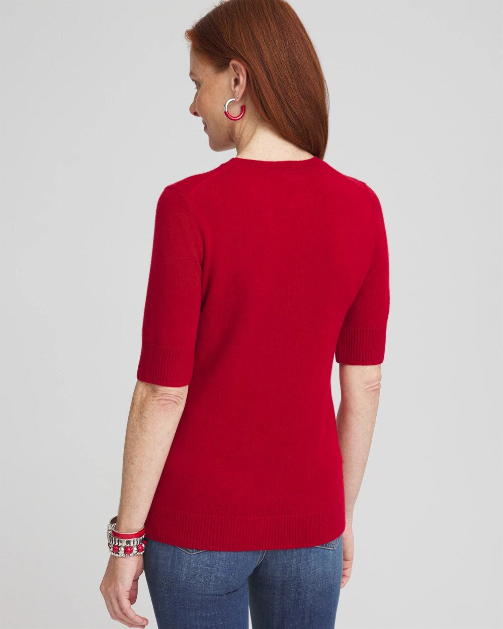 Cashmere Short Sleeve Sweater