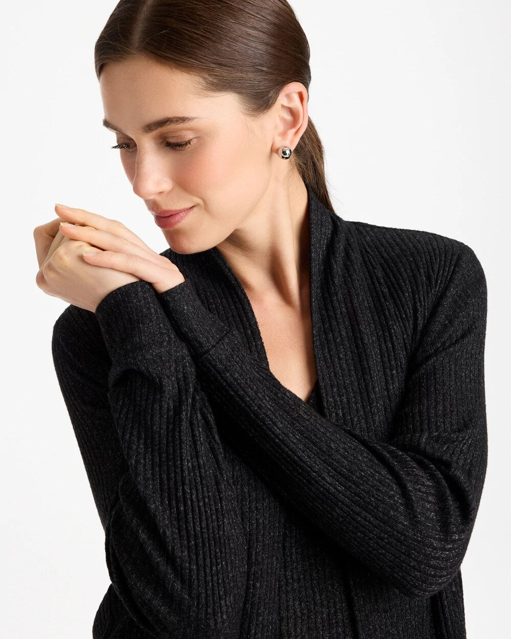 Zenergy Ribbed Cardigan