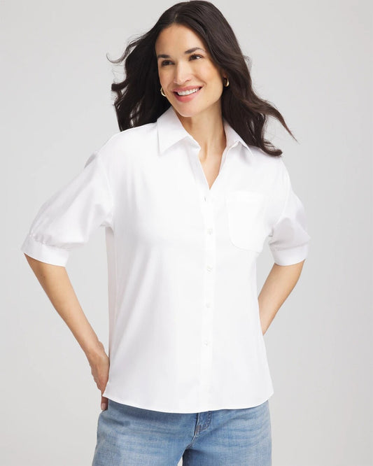 No Iron Short-Sleeved Shirt