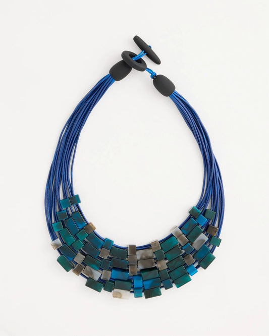 Chico's Originals Resin Square Corded Necklace