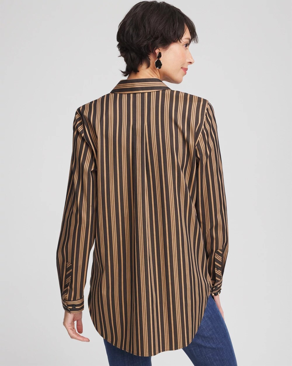 No Iron Stripe Tunic
