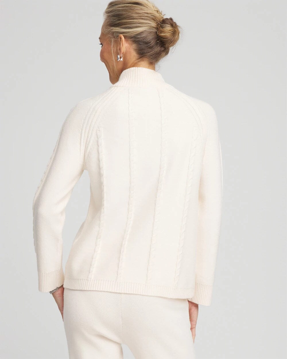 Zenergy Luxe Cashmere Blend Half Zip Top