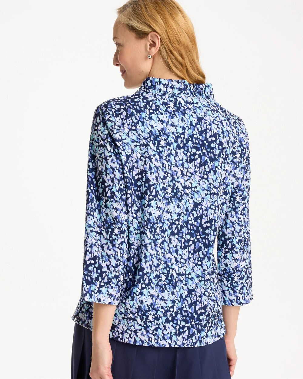 Zenergy UPF Ruffle Neck Top