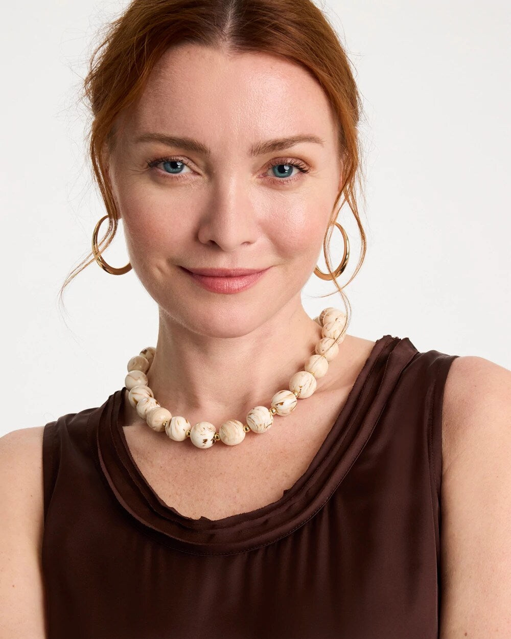 Marbled Resin Necklace