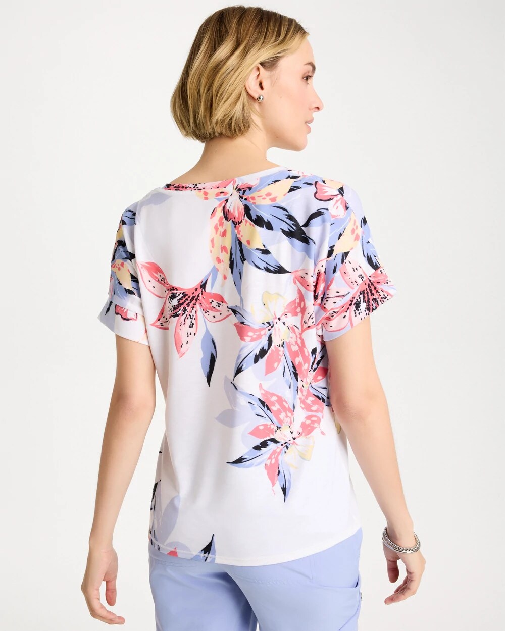 Zenergy Lily Drop Shoulder Tee