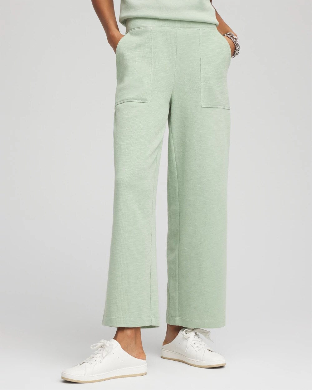 Zenergy Beach Slub Cropped Pants