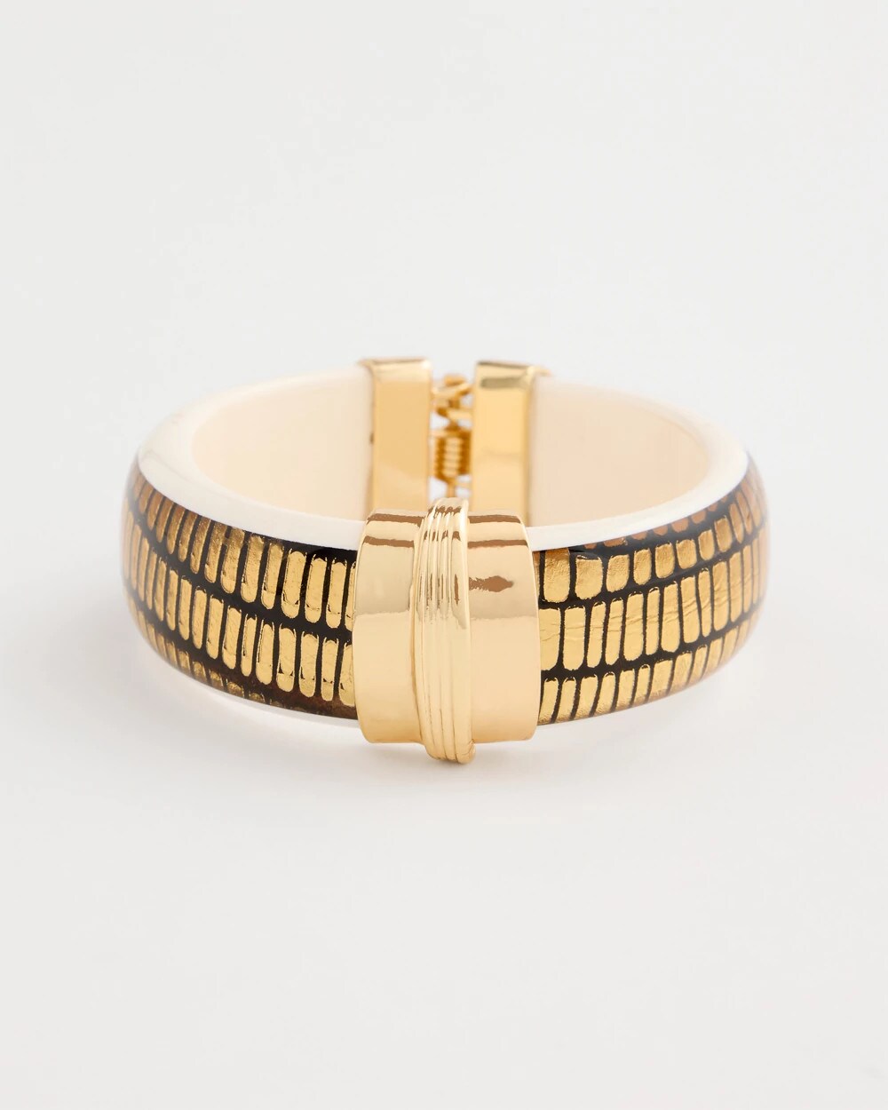 Animal Print Golden Hinge Bracelet