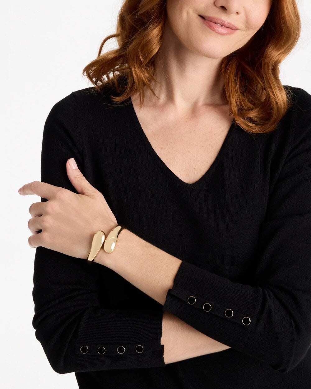Puff Hinge Cuff Bracelet