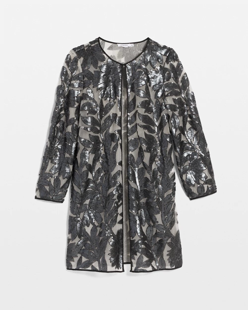 Travelers Collection Lace Sequin Jacket