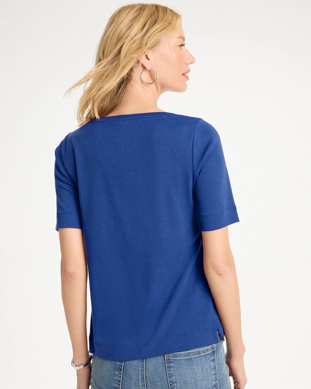 Pima Elbow Sleeve Tee